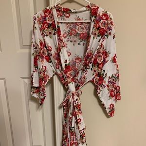 Floral robe